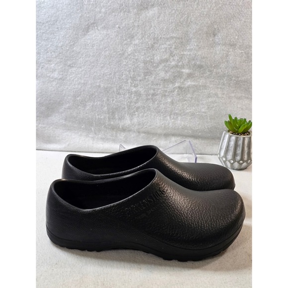 Birkenstock Profi Birko Flor Black Slip On Clogs Size 43 EU 280 US Mens 10/10.5 - Picture 7 of 12